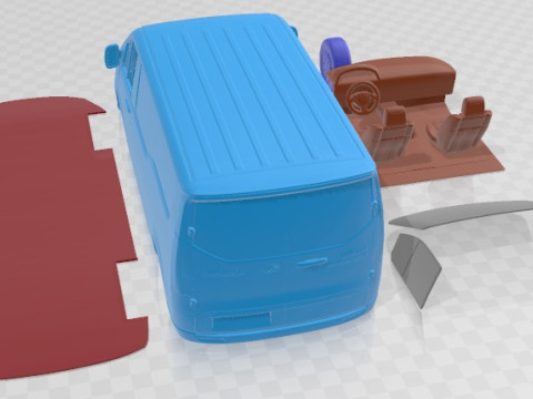 Maxus Deliver 7 L1H1 2024 Printable Van Model do druku 3D