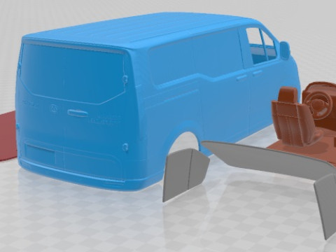 Maxus Deliver 7 L1H1 2024 Printable Van Model do druku 3D