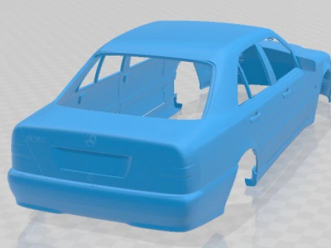 Mercedes Benz C Class W202 Sedan 1997 Printable Body Car 3D Print Model