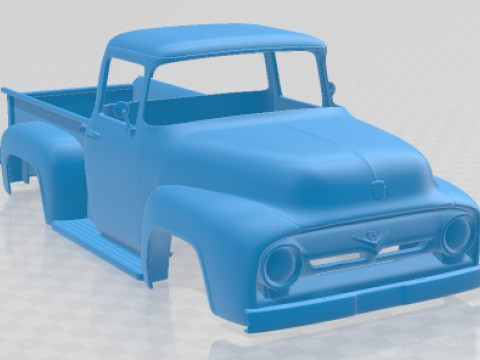 F 100 1956 Printable Body Car 3D printmodel