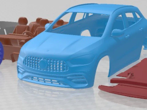 Mercedes Benz GLA 35 AMG 2021 afdrukbare auto 3D printmodel