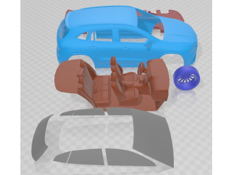 Mercedes Benz GLA 35 AMG 2021 Printable Car Model Cetak 3D