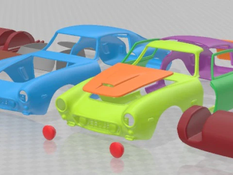 Ferrari 250GT SWB Berlinetta 1957 Auto stampabile Modello di stampa 3D