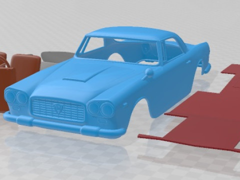 Lancia Flaminia GT 3C 1963 Printable Car 3D Принт Модель