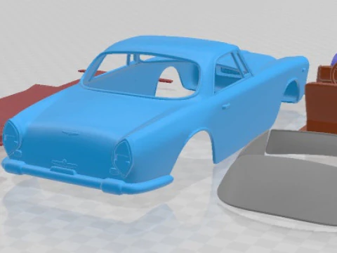 Lancia Flaminia GT 3C 1963 Printable Car 3D Print Model