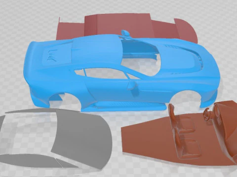 Aston Martin Victor 2022 Printable Car 3D Print Model