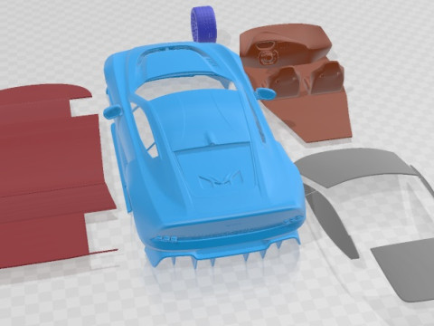 Aston Martin Victor 2022 Printable Car 3D 打印模型