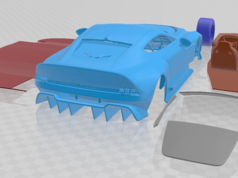 Aston Martin Victor 2022 Printable Car 3D 打印模型