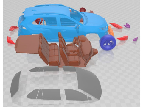 Toyota Rav4 Trd 2020 v3 Printable Car 3D Принт Модель