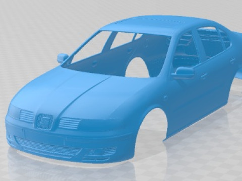 Seat Toledo 1999 Printable Body Car Modelo de impresión 3D
