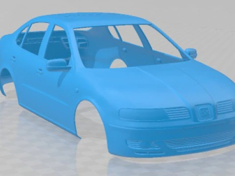 Seat Toledo 1999 Printable Body Car 3D Print Model
