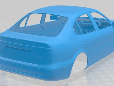 Seat Toledo 1999 Printable Body Car 3D Print Model