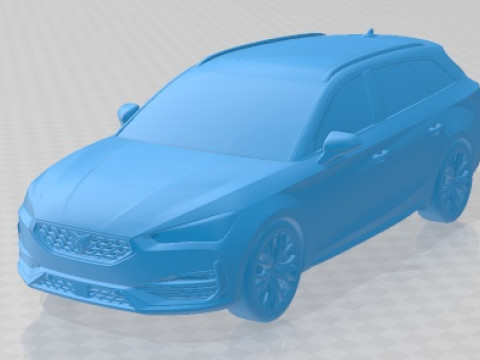 Seat Leon Sportstourer Cupra 2021 Printable Car Modelo de impresión 3D