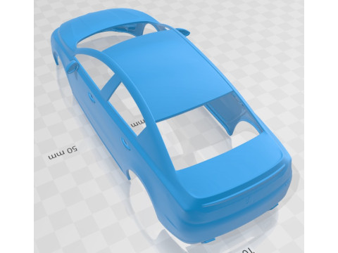 Peugeot 508 2011 Printable Body Car Modello di stampa 3D