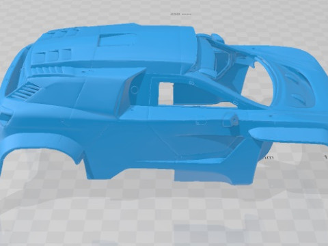 Peugeot 3008 Dakar Printable Body Car 3D Print Model