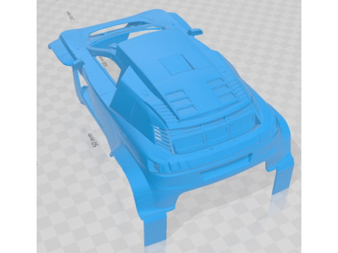 Peugeot 3008 Dakar Printable Body Car 3D Print Model