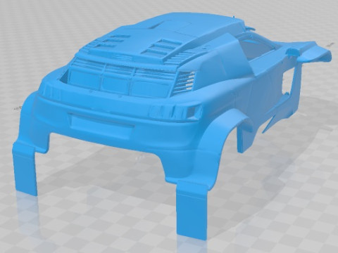 Peugeot 3008 Dakar Printable Body Car 3D Print Model