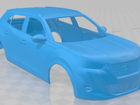 Peugeot 2008 GT 2020 Printable Body Car 3Dプリントモデル