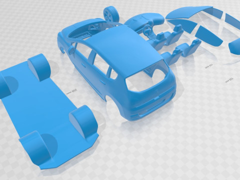 Peugeot 3008 2010 Printable Car 3Dプリントモデル