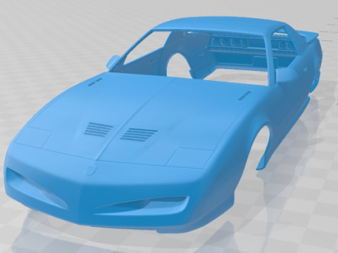 Pontiac Firebird Trans Am GTA 1991 Printable Body Car 3D Print Model
