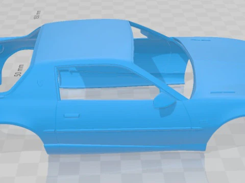 Pontiac Firebird Trans Am GTA 1991 Printable Body Car 3D Print Model