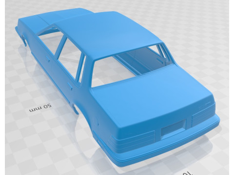 पोंटियाक 6000 एसटीई 1983 प्रिंट करने योग्य बॉडी कार 3D प्रिंट मॉडल