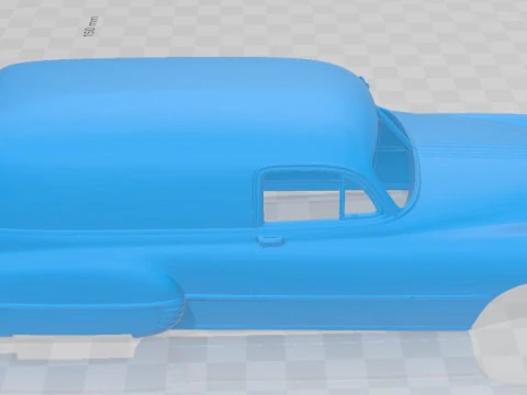 Pontiac Streamliner Six Sedan Delivery 1949 Printable Body Car 3D Print Model