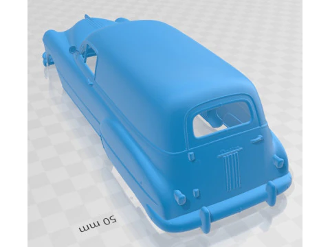 Pontiac Streamliner Six Sedan Delivery 1949 Printable Body Car 3D Print Model