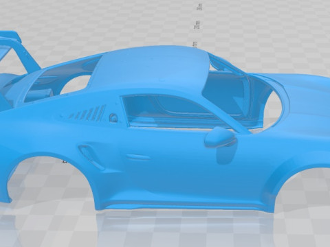 Porsche 911 GT3 Cup 2021 Printable Body Car 3D Druckmodell