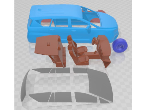 Toyota Inovva Kijang 2021 Printable Car Modelo de Impressão 3D