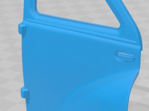 Renault 4CV 1955 Printable Car Modelo de Impressão 3D