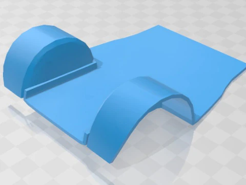 Renault 4CV 1955 Printable Car 3D Print Model