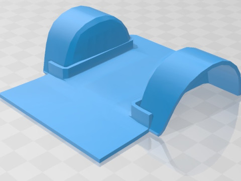 Renault 4CV 1955 Printable Car Modelo de Impressão 3D