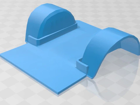 Renault 4CV 1955 Printable Car 3D Print Model