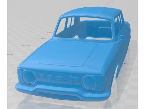 Renault 10 1965 Printable Body Car 3D Print Model