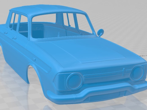 Renault 10 1965 Printable Body Car 3D Print Model