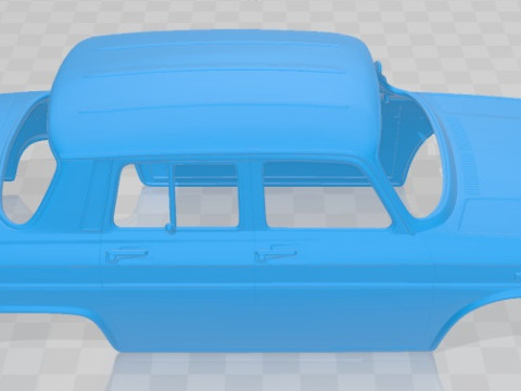 Renault 10 1965 Printable Body Car 3D Print Model