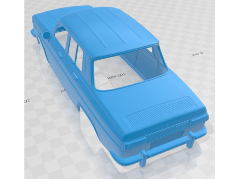 Renault 10 1965 Printable Body Car 3D Print Model