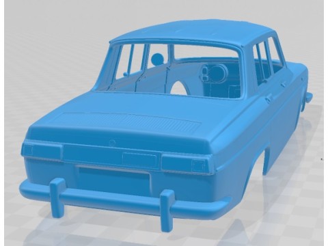 Renault 10 1965 Printable Body Car 3D Print Model