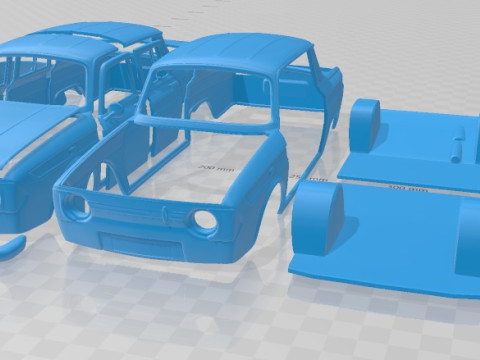 Renault 10 1965 Printable Car 3D प्रिंट मॉडल