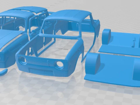 Renault 10 1965 Printable Car 3D Print Model