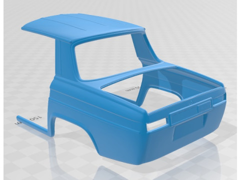 Renault 10 1965 Printable Car 3D Baskı Modeli