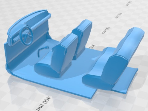 Renault 10 1965 Printable Car 3D Baskı Modeli