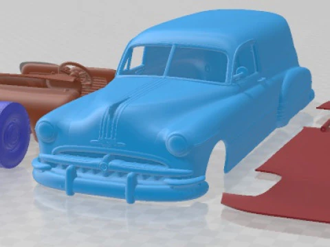 Pontiac Streamliner Six Sedan Delivery 1949 Printable Car 3D Print Model
