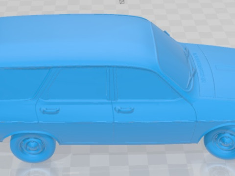 Renault 12 SW Printable Car Model do druku 3D