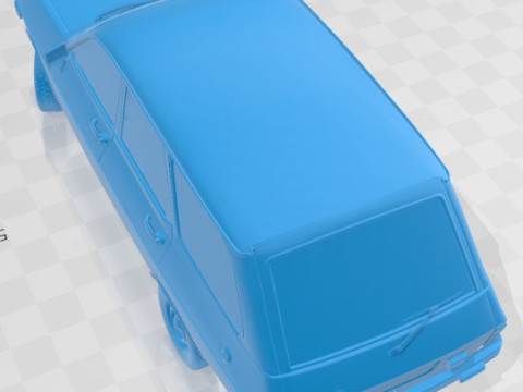 Renault 12 SW Printable Car Model do druku 3D