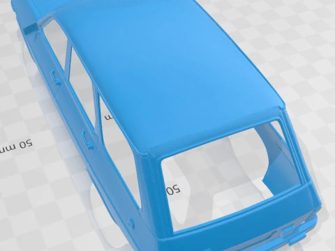 Renault 12 SW Printable Body Car 3D Print Model