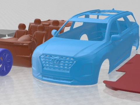Hyundai Palisade 2020 Printable Car 3Dプリントモデル