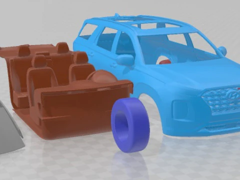 Hyundai Palisade 2020 Printable Car 3D Print Model