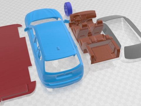 X3 2015 Printable Car 3D Print Model